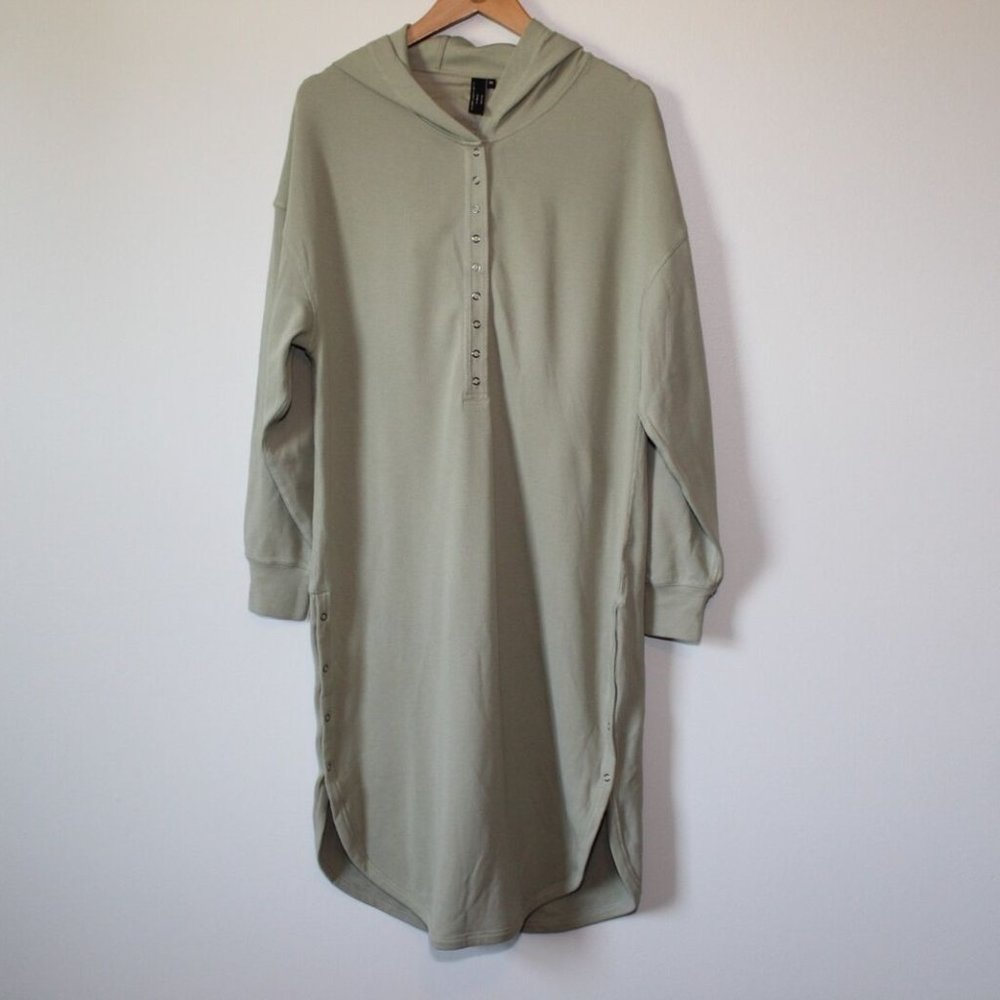 NWT Halle Berry x Sweaty Betty Hera Waffle Hooded Dress Size Medium H13706 - Picture 2 of 12